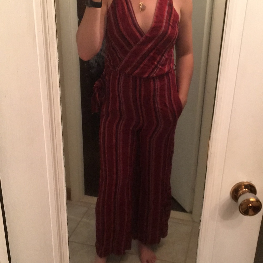 NWT Indigo Rein Linen blend jumpsuit - Picture 3 of 5